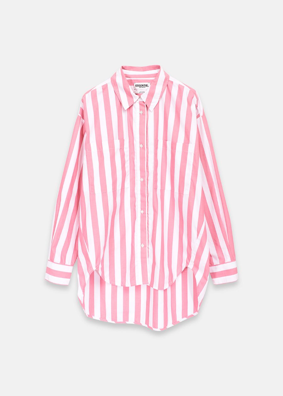 binki off white & pink striped shirt - Anya