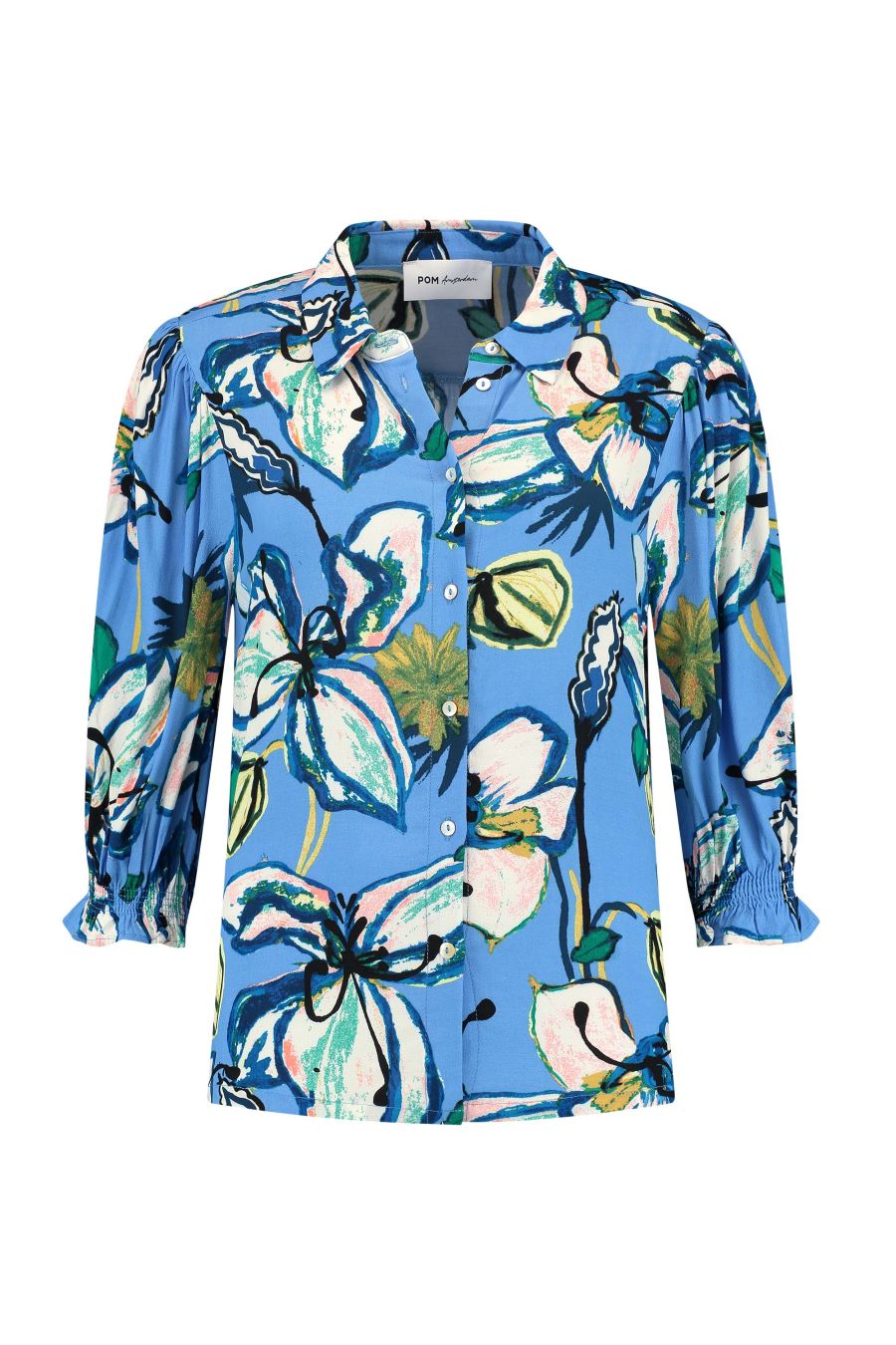 blouse lily marina blue - Anya